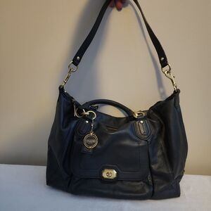 Coach Campbell Turn lock satchel